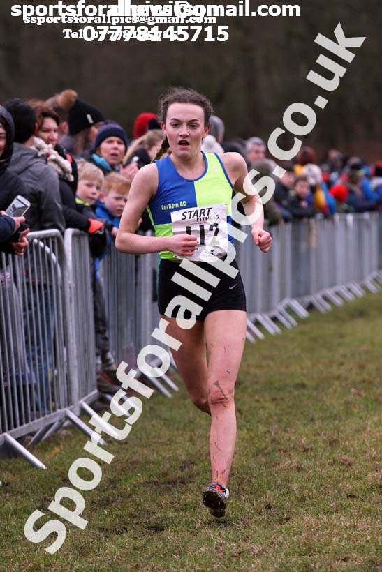 Womens under-17s 2018 Northern Cross Country Champs., Harewood House, Leeds. Photo: David T. Hewitson/Sports for All Pics